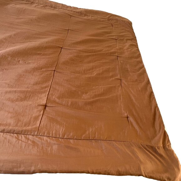 Rare Vintage Queen Wine Burgundy Gold Braid Lily Brown Silk Microsuede Coverlet - Picture 10 of 16